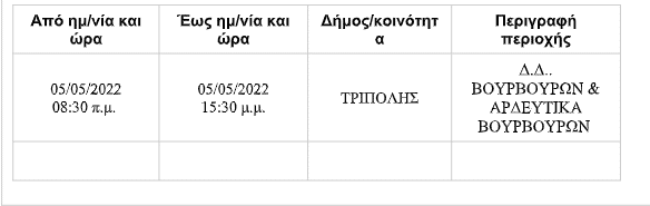 diakopi-reumatos-arkadia-vourvoura