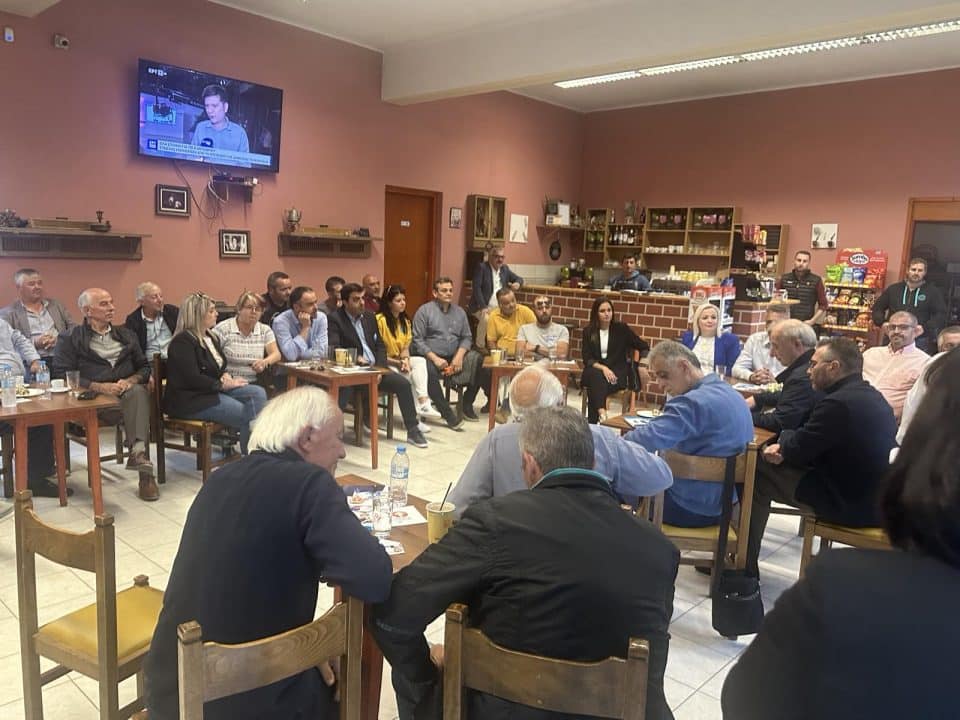 Επίσκεψη του Κώστα Τζιούμη σε Κάψια