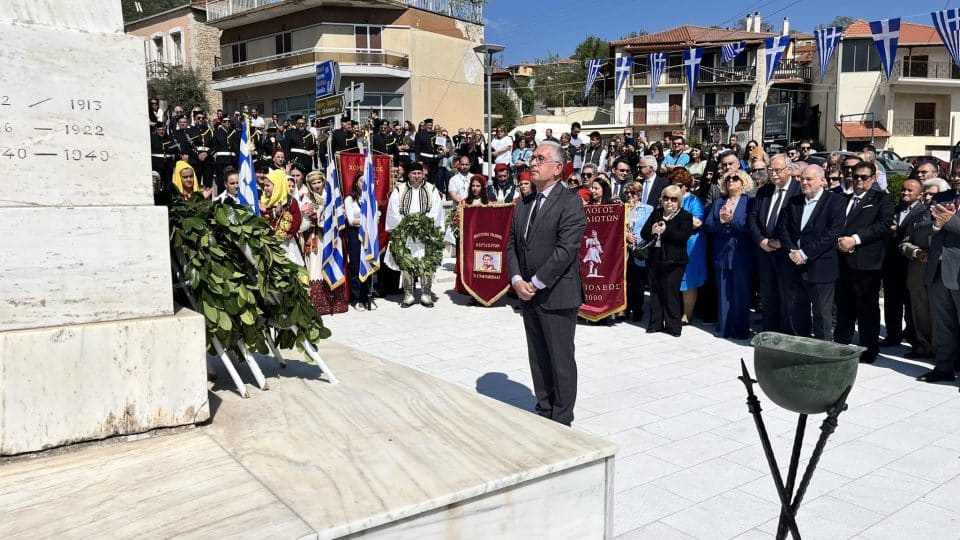 ΛΕΒΙΔΙ: Ο Λαμπρόπουλος στην 203η επέτειο της μάχης κατά των Τούρκων 