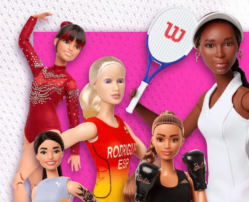 Εννέα κορυφαίες αθλήτριες γίνονται Barbie 