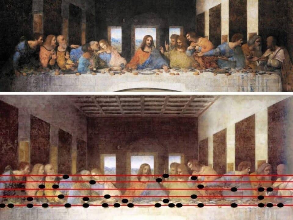 Η κρυφή μουσική στον "Μυστικό Δείπνο" του Da Vinci