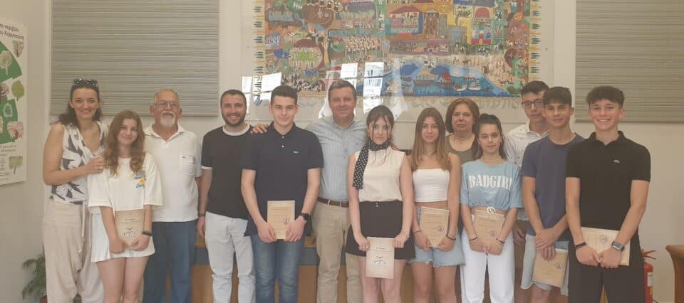 Βόρεια Κυνουρία: Συνάντηση Δημάρχου με ομάδα μαθητών του ΓΕΛ Άστρους