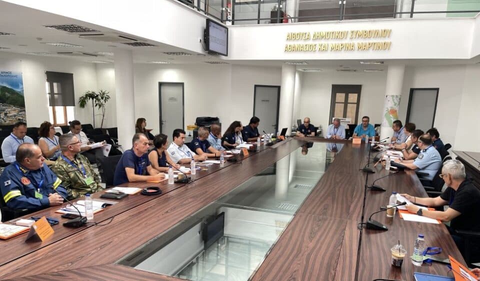 ΜΕΓΑΛΟΠΟΛΗ: Άσκηση ετοιμότητας για την απομάκρυνση των πολιτών σε περίπτωση πυρκαγιάς