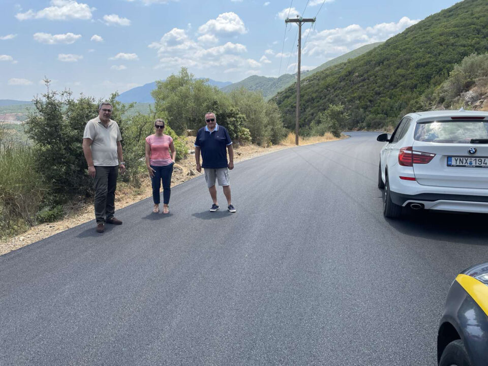 Επιθεώρηση Έργου Αποκατάστασης Βατότητας στη Φαλαισία από τον Αντιπεριφερειάρχη Αρκαδίας Κώστα Μανδρώνη