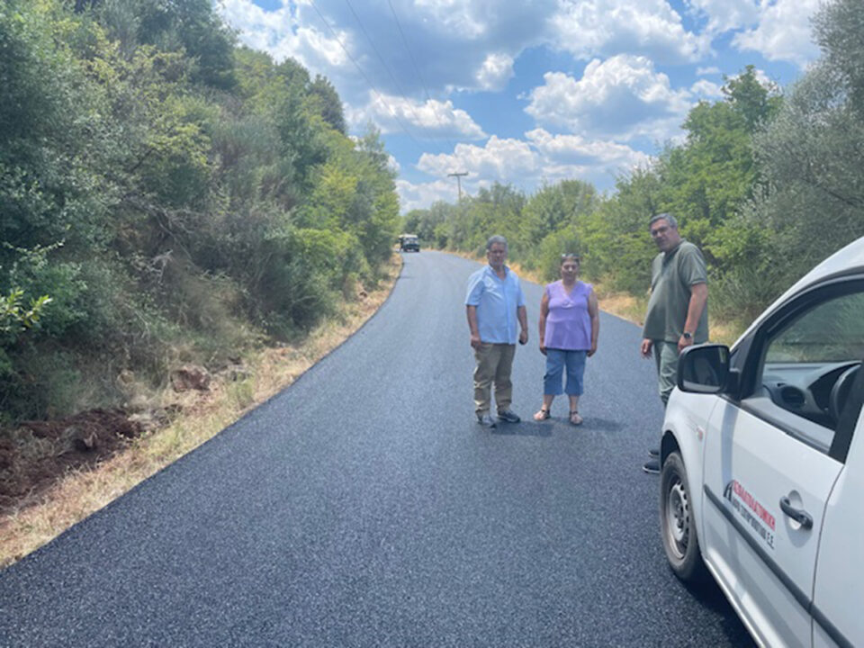 Αυτοψία του Αντιπεριφερειάρχη Αρκαδίας, Κώστα Μανδρώνη, για την πρόοδο των εργασιών στο δρόμο Καρύταινα -Ατσίχολος – Βλαχόραπτη – Παλαιόκαστρο