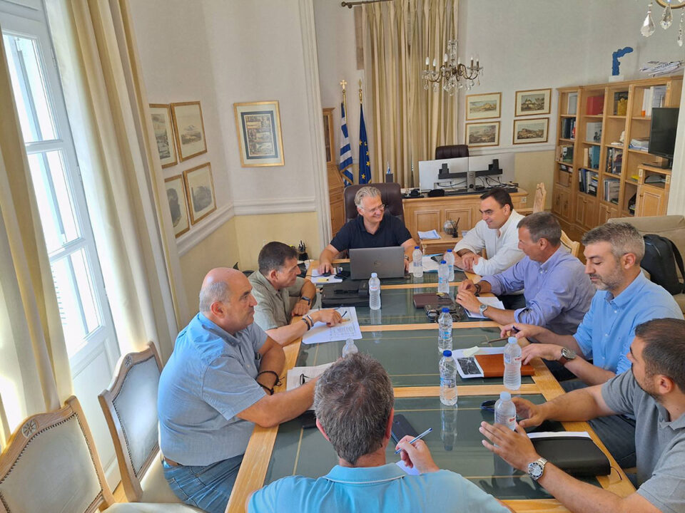 Σειρά συναντήσεων του Περιφερειάρχη Δημήτρη Πτωχού με Δημάρχους για έργα ΟΧΕ και ΒΑΑ