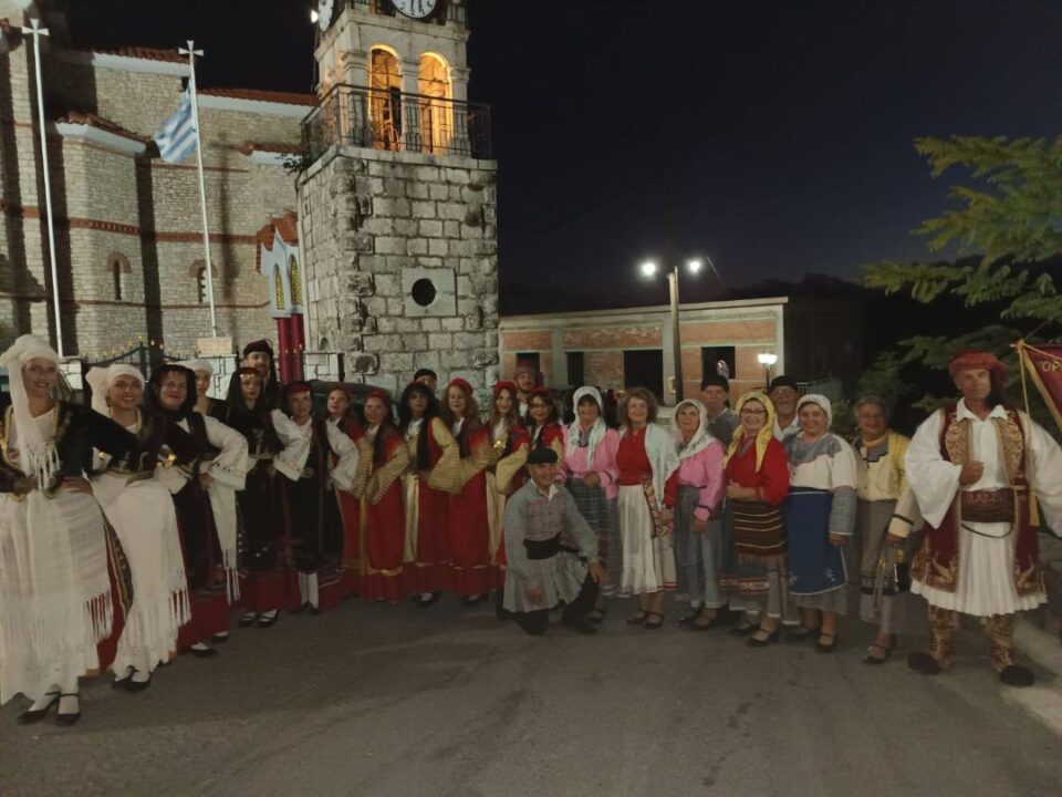 Ο Χορευτικός Όμιλος Τρίπολης στο "Μέλι Fest" στον Άκοβο.
