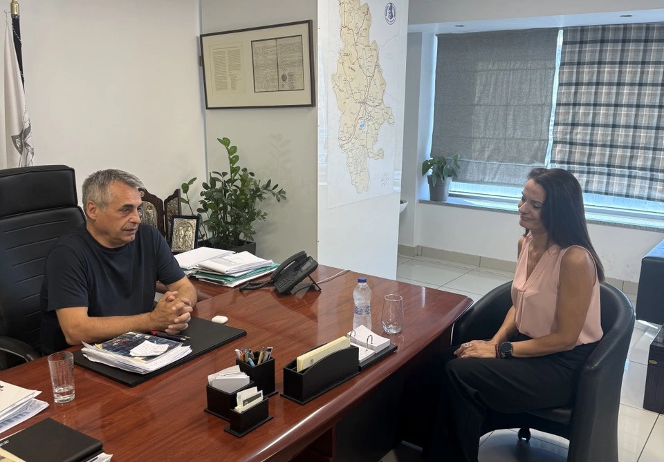 Κώστας Τζιούμης: “Σε εξαιρετικό κλίμα η συνάντηση με τη νέα Διοικήτρια του Παναρκαδικού Νοσοκομείου"